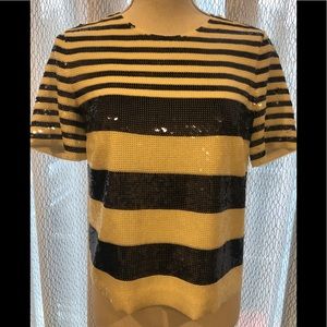 Veronica Beard Sequin Tee - Size 0